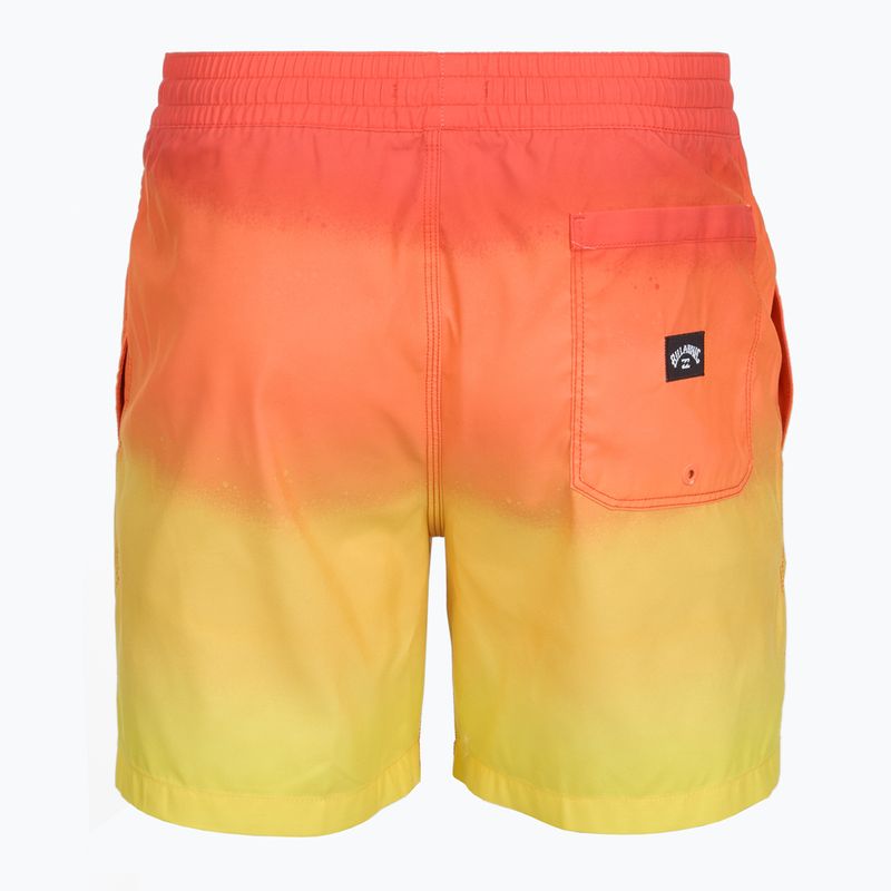 Szorty kąpielowe męskie Billabong All Day Fade Layback retro yellow 8
