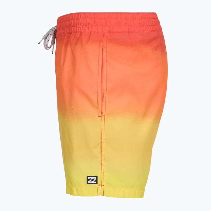 Szorty kąpielowe męskie Billabong All Day Fade Layback retro yellow 9
