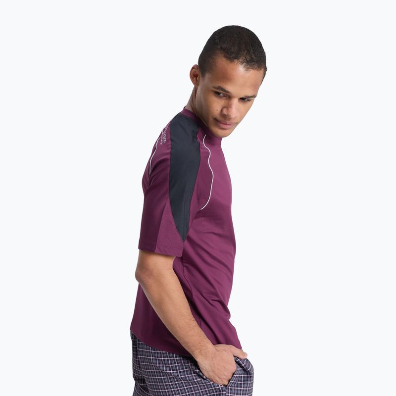 Koszulka do pływania męska Quiksilver Mercury Americana Surf potent purple 3