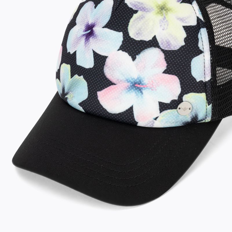 Czapka z daszkiem damska ROXY Beautiful Morning anthracite im fleur real 3