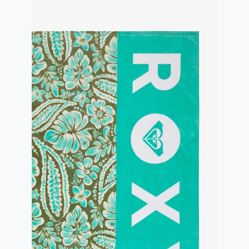 Ręcznik plażowy ROXY Cold Water Printed oil green wildside paisley 2