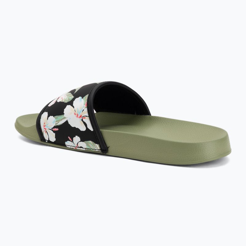 Klapki damskie ROXY Slippy IV oil green 3