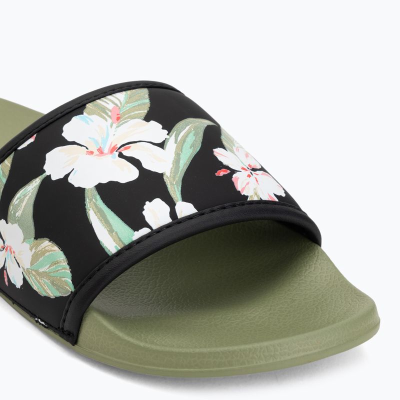 Klapki damskie ROXY Slippy IV oil green 7