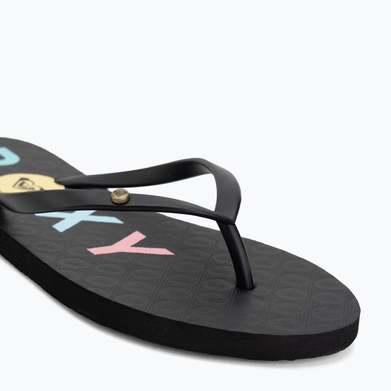Japonki damsk ROXY Sandy III black/rainbow 7