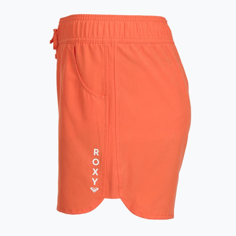Szorty kąpielowe damskie ROXY Wave 5'' camellia 3