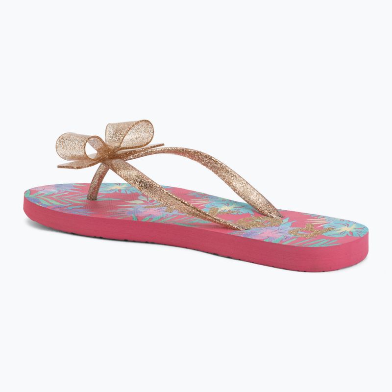 Japonki dziecięce ROXY Lulu IV pink multi camo 3