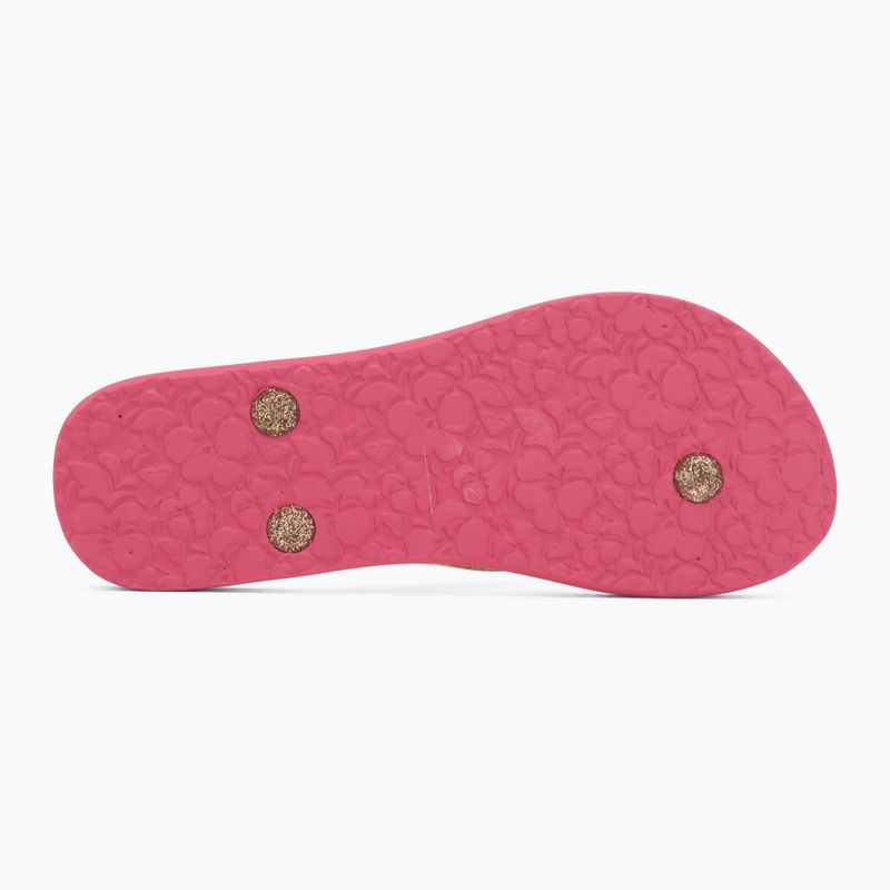 Japonki dziecięce ROXY Lulu IV pink multi camo 4