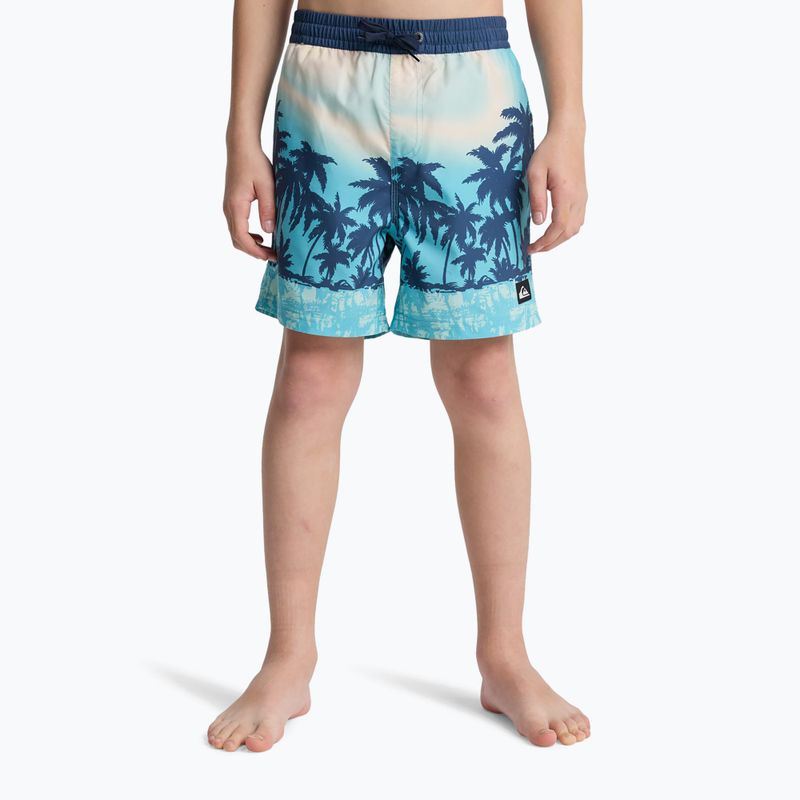 Szorty kąpielowe dziecięce Quiksilver Everyday Printed Volley 14" aqua thermotropics 3