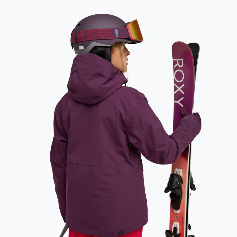 Kurtka snowboardowa damska ROXY 20K Ice Haven blackberry wine 2