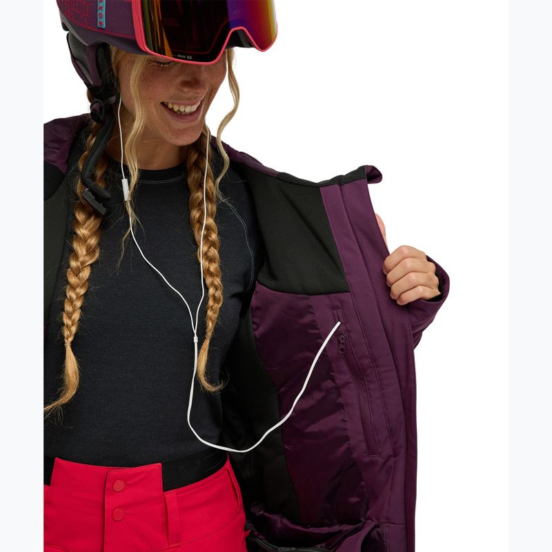 Kurtka snowboardowa damska ROXY 20K Ice Haven blackberry wine 5