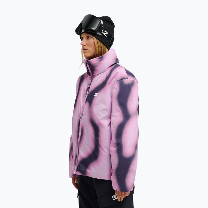 Kurtka snowboardowa damska DC Aura Puffer 10K offscale lilac 3