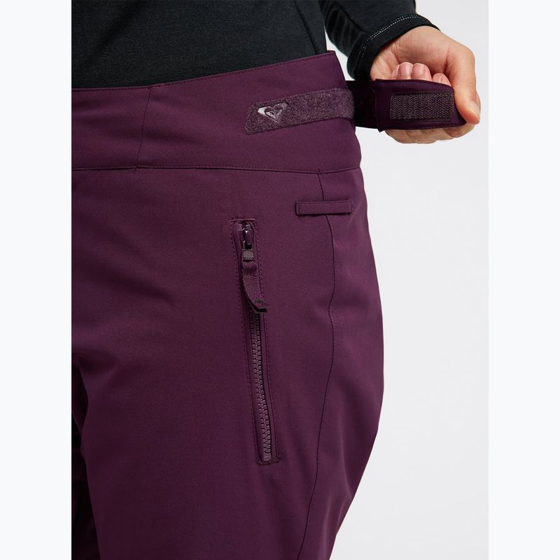 Spodnie snowboardowe damskie ROXY Alpine Ridge blackberry wine 6