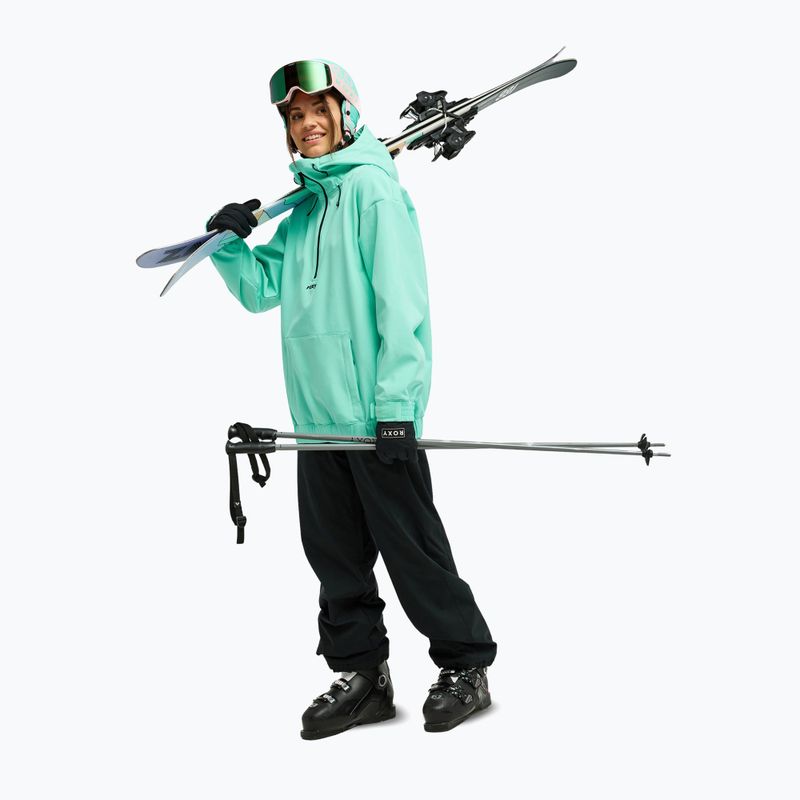 Kurtka snowboardowa damska ROXY Frostbliss Softshell Overhead opal 2