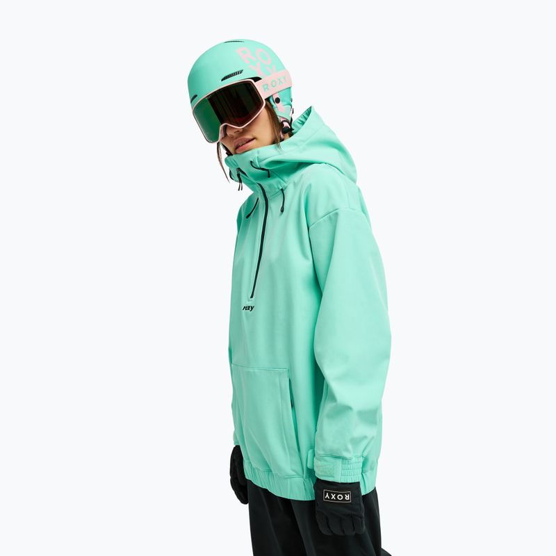Kurtka snowboardowa damska ROXY Frostbliss Softshell Overhead opal 4