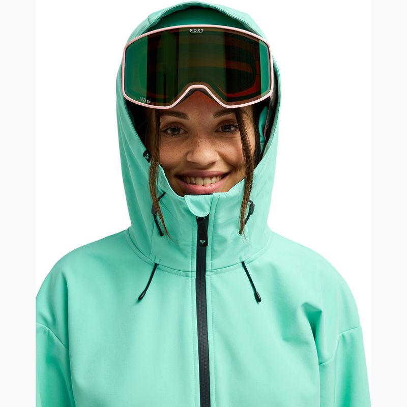 Kurtka snowboardowa damska ROXY Frostbliss Softshell Overhead opal 6