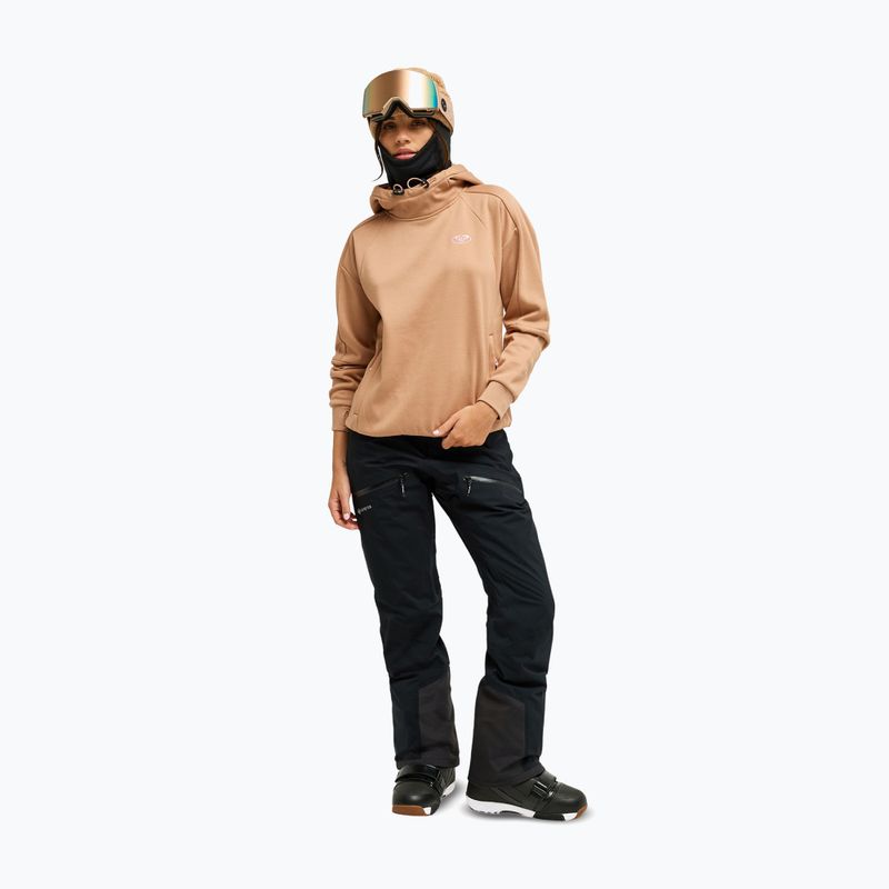 Bluza snowboardowa damska ROXY Liberty Hoodie cafe au lait 2