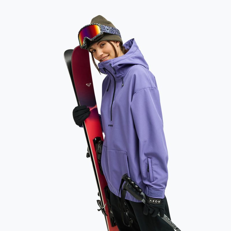Kurtka snowboardowa damska ROXY Frostbliss Softshell Overhead twilight purple 4