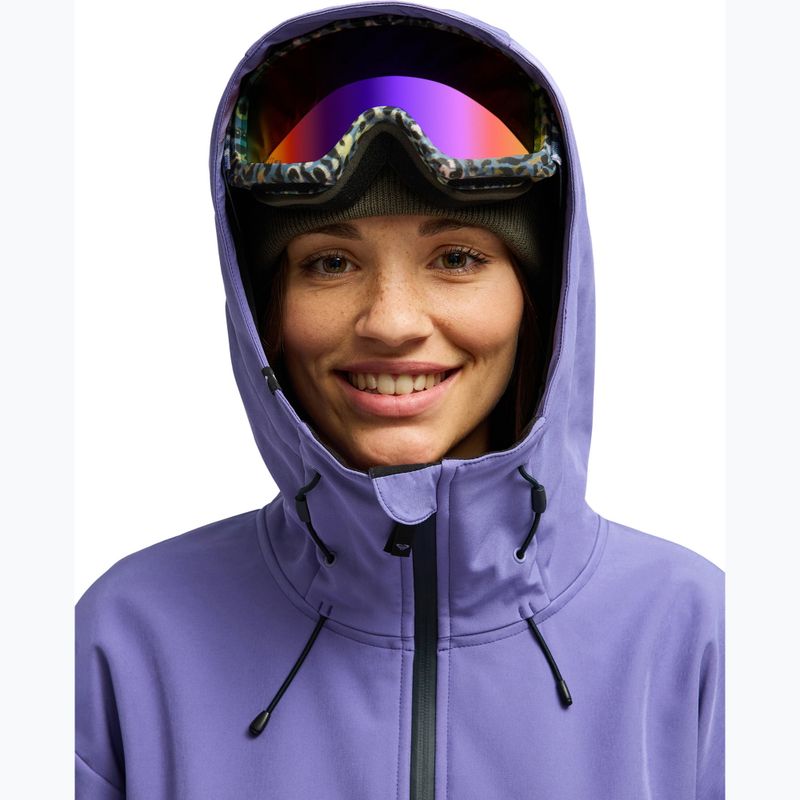 Kurtka snowboardowa damska ROXY Frostbliss Softshell Overhead twilight purple 6