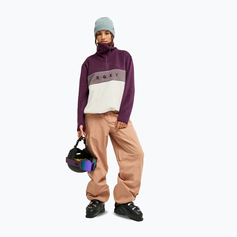 Bluza polarowa damska ROXY Icedrift Layer blackberry wine 2