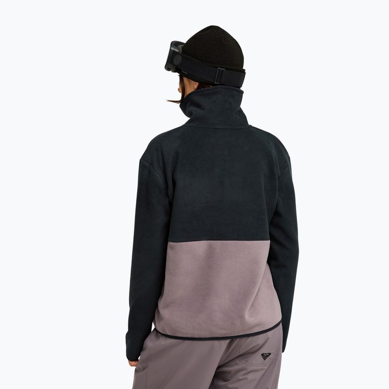 Bluza polarowa damska ROXY Icedrift Layer true black 3