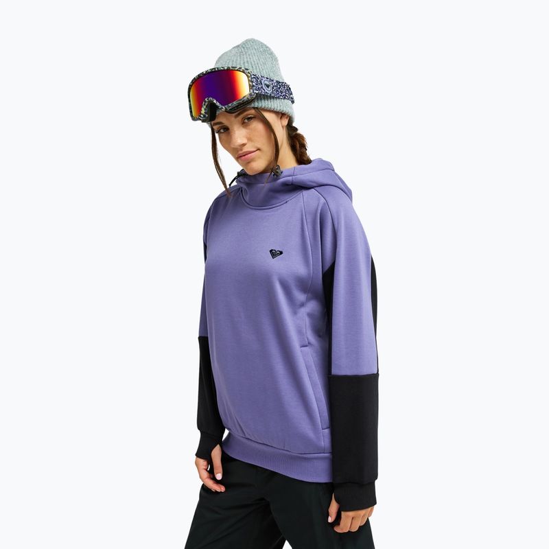 Bluza snowboardowa damska ROXY Liberty Hoodie twilight purple 5