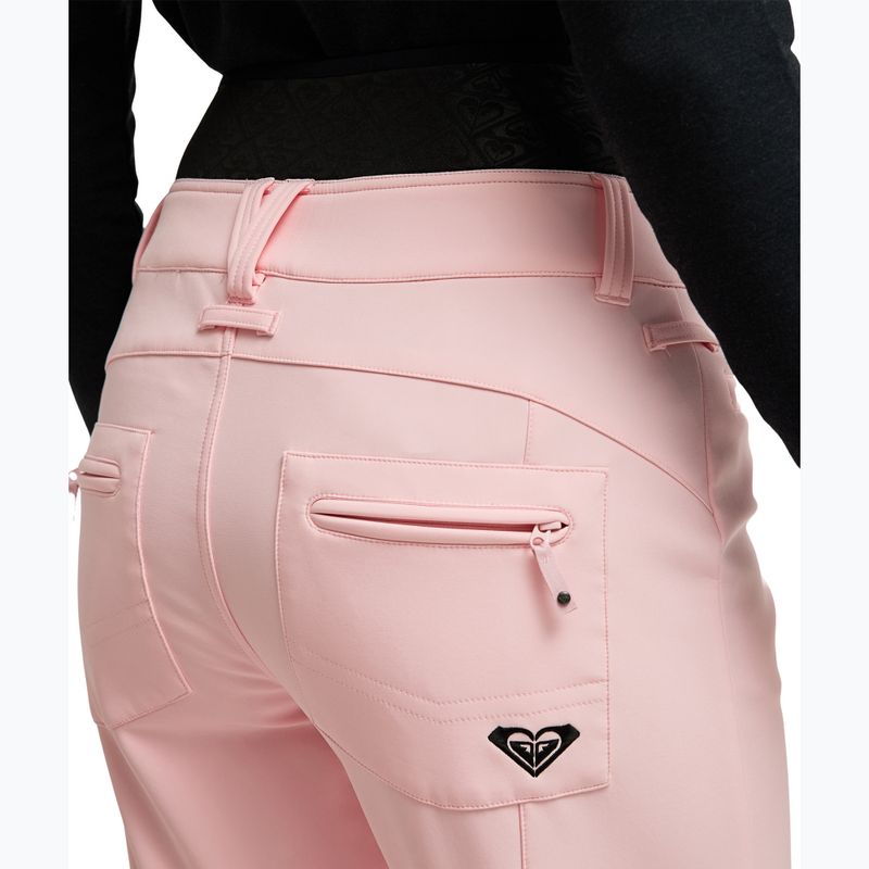 Spodnie snowboardowe damskie Roxy Rising High rose shadow 7