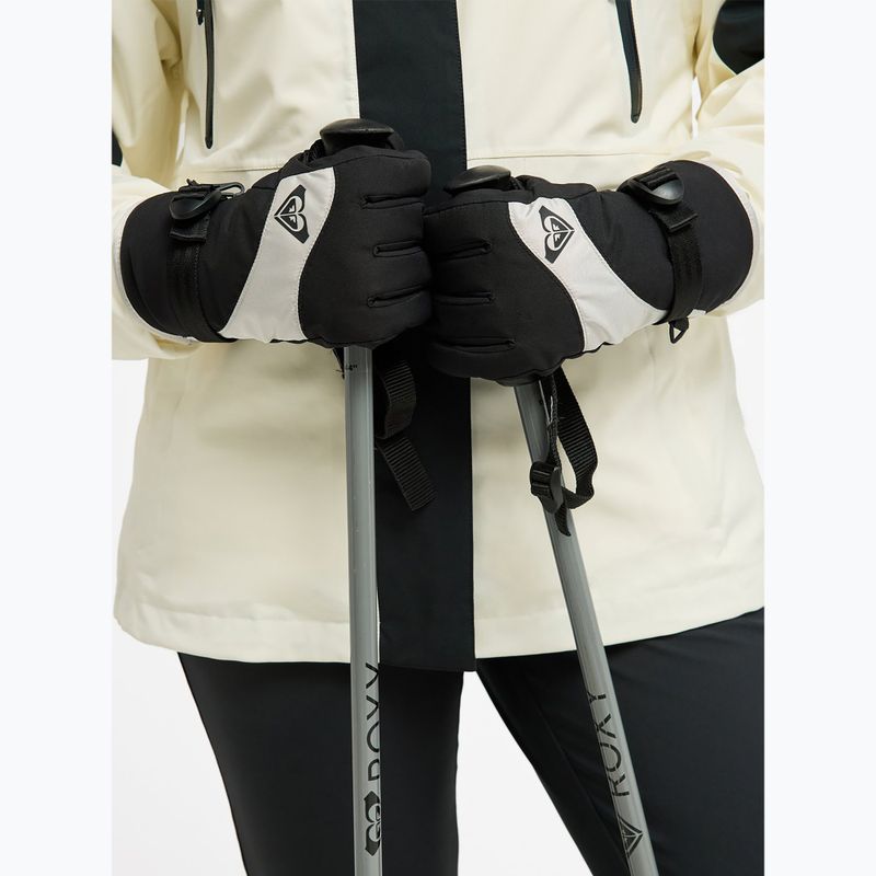 Rękawice snowboardowe damskie ROXY Jetty Solid silver 3