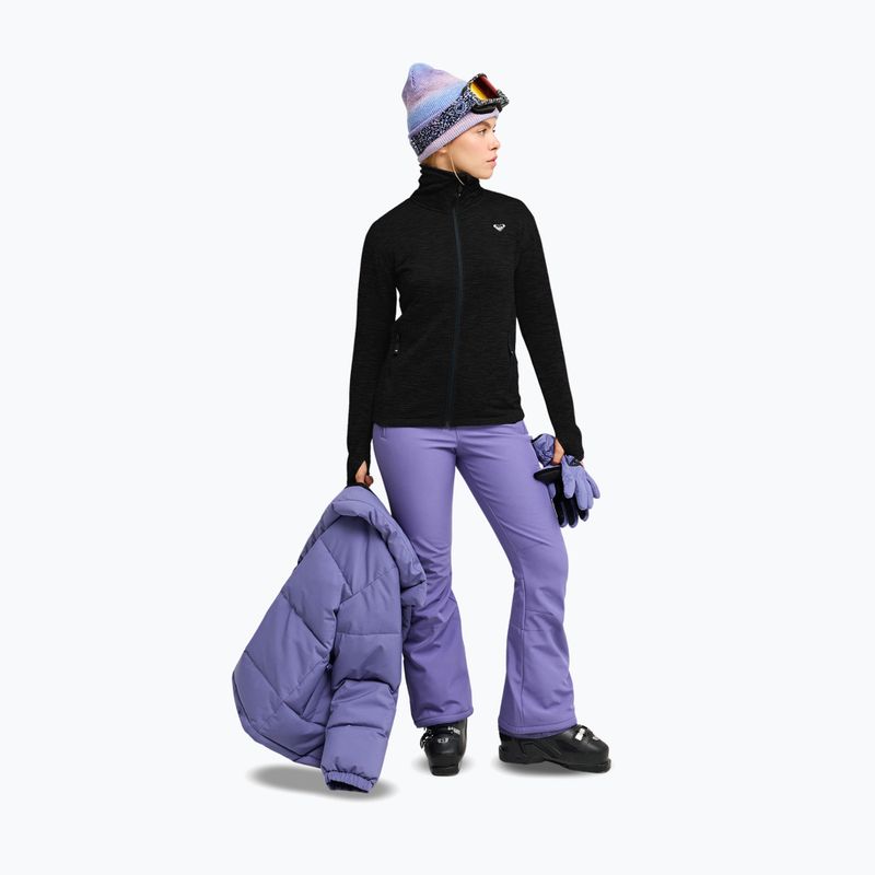 Bluza polarowa damska ROXY Snowstride Full Zip true black 2