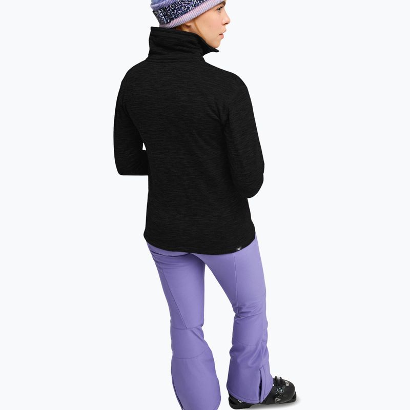 Bluza polarowa damska ROXY Snowstride Full Zip true black 3