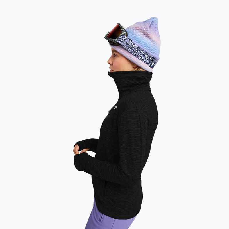 Bluza polarowa damska ROXY Snowstride Full Zip true black 4