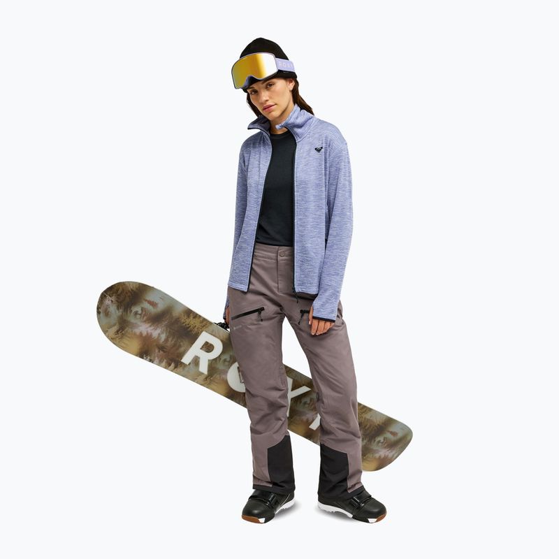 Bluza polarowa damska ROXY Snowstride Full Zip twilight purple 2