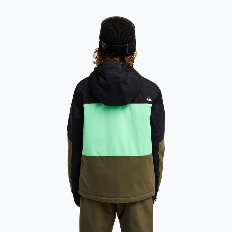 Kurtka snowboardowa dziecięca Quiksilver Dawson grape leaf 3