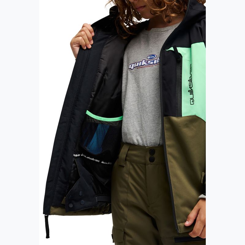 Kurtka snowboardowa dziecięca Quiksilver Dawson grape leaf 6