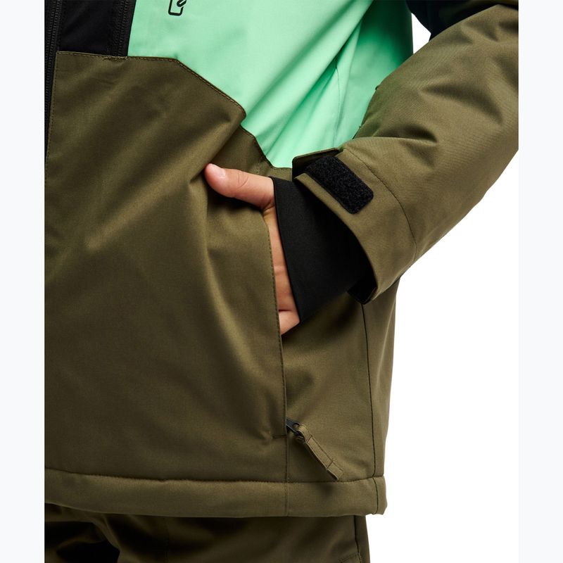 Kurtka snowboardowa dziecięca Quiksilver Dawson grape leaf 8