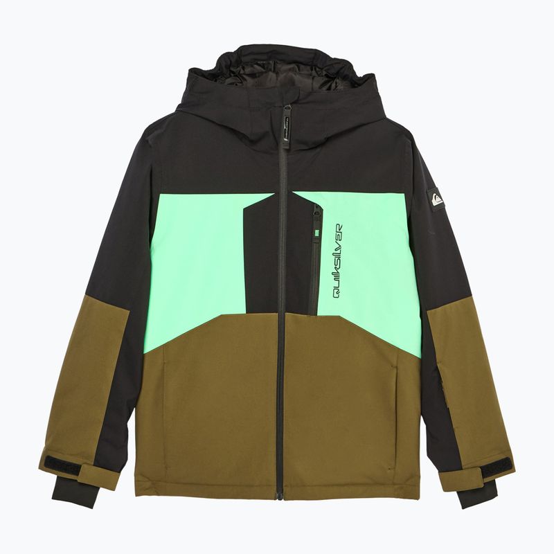 Kurtka snowboardowa dziecięca Quiksilver Dawson grape leaf 9