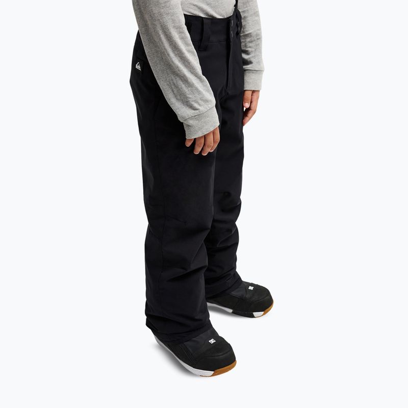 Spodnie snowboardowe dziecięce Quiksilver Estate black 3