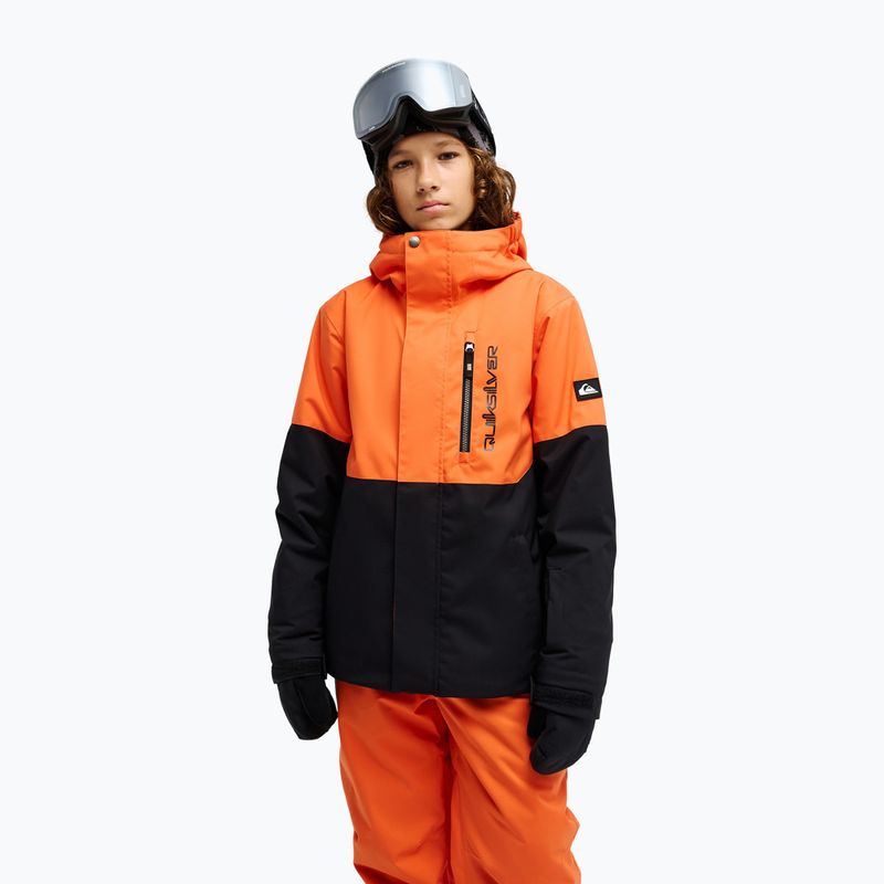 Kurtka snowboardowa dziecięca Quiksilver Titano vermillon 12