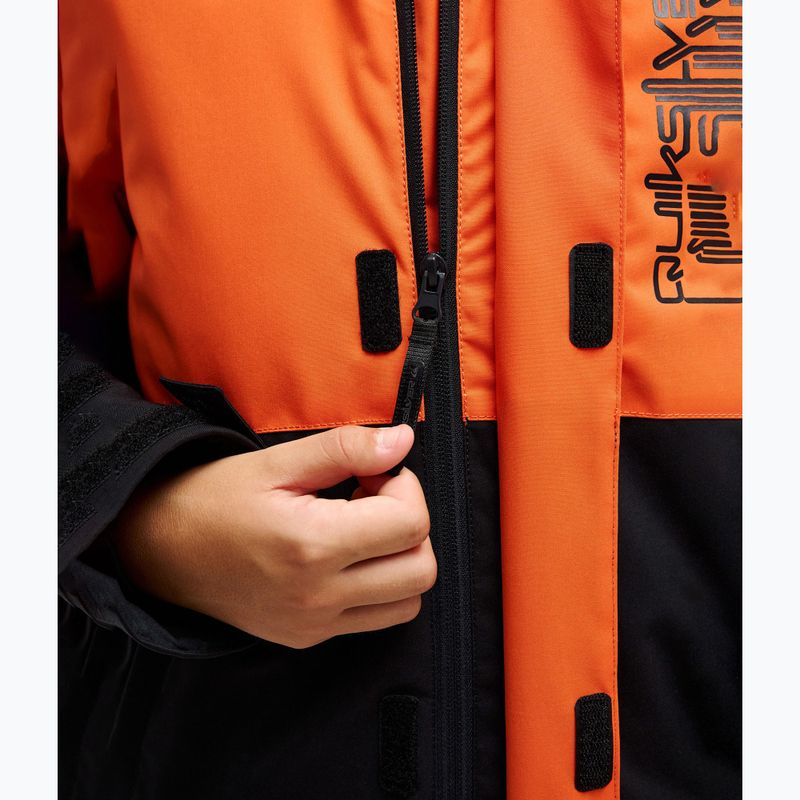 Kurtka snowboardowa dziecięca Quiksilver Titano vermillon 4