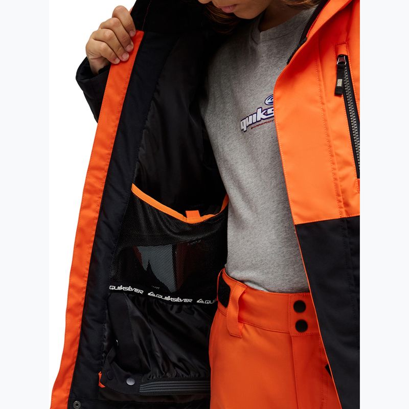 Kurtka snowboardowa dziecięca Quiksilver Titano vermillon 6