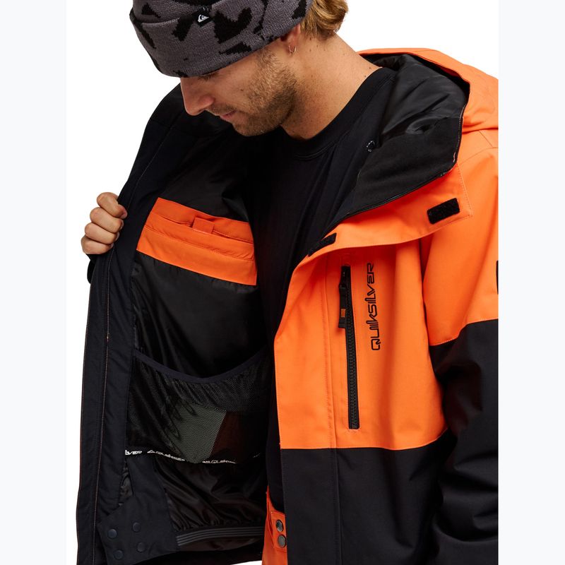 Kurtka snowboardowa męska Quiksilver Titano 10K vermillon 6