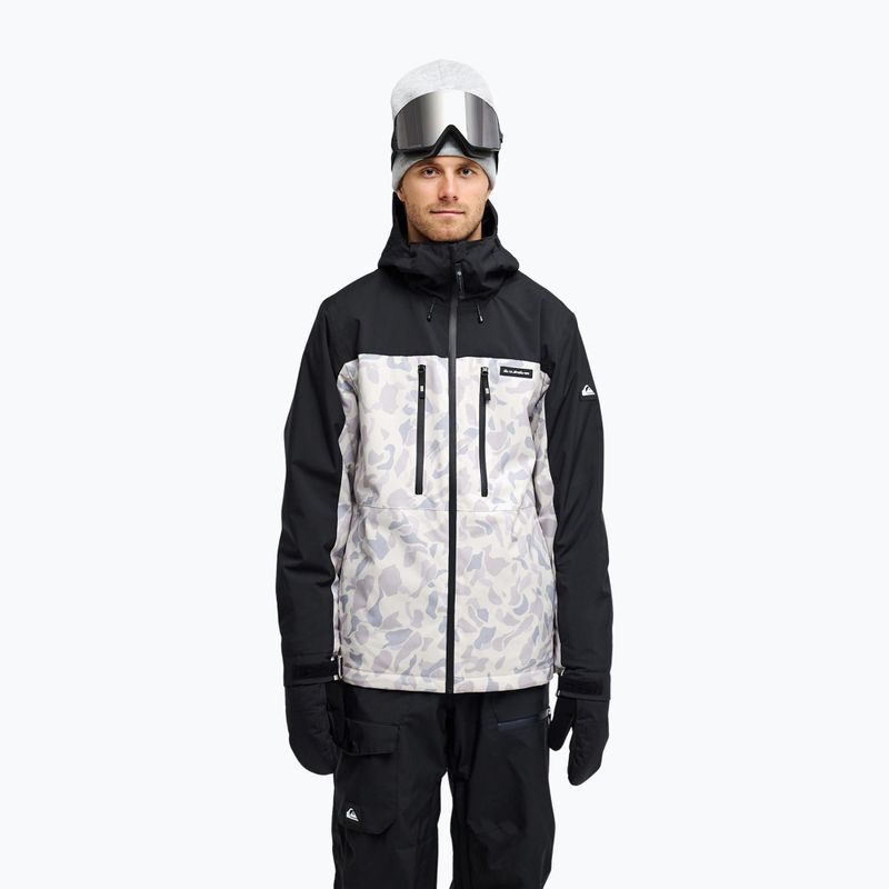 Kurtka snowboardowa męska Quiksilver Sycamore 20K ice camo bone white