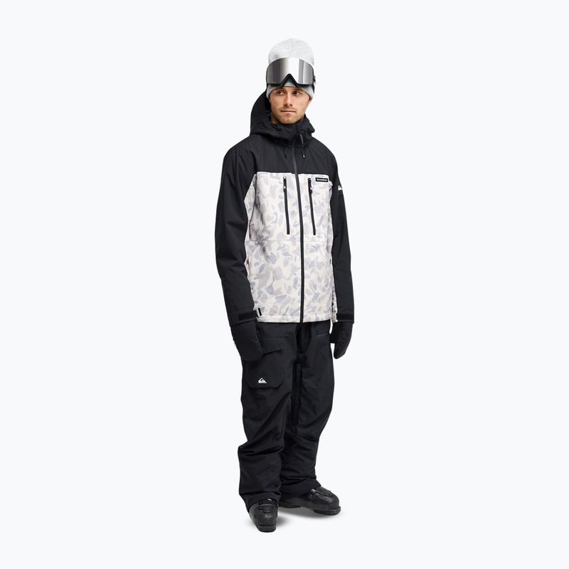 Kurtka snowboardowa męska Quiksilver Sycamore 20K ice camo bone white 2