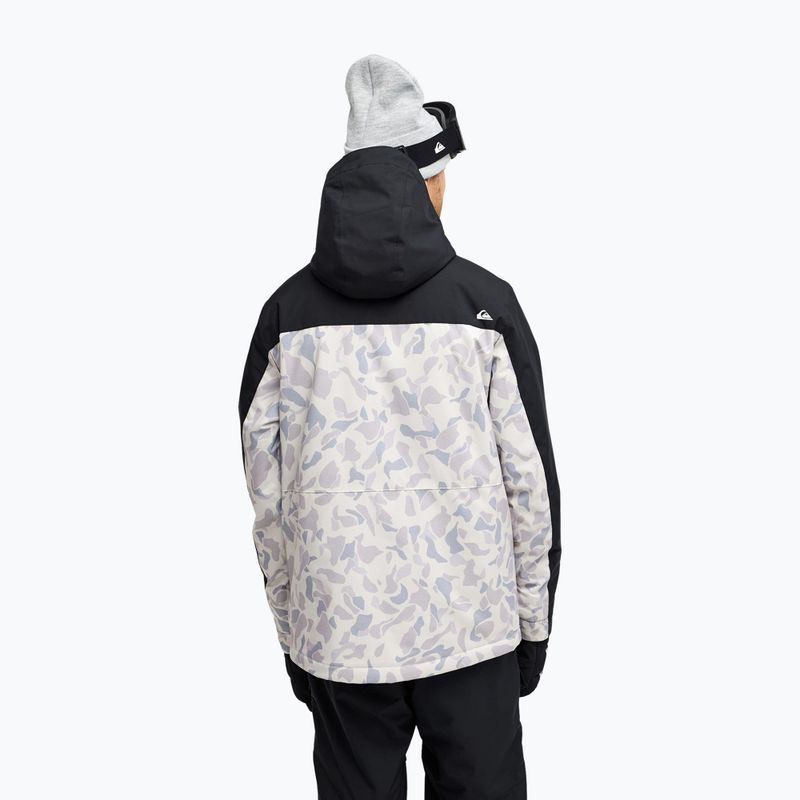 Kurtka snowboardowa męska Quiksilver Sycamore 20K ice camo bone white 3