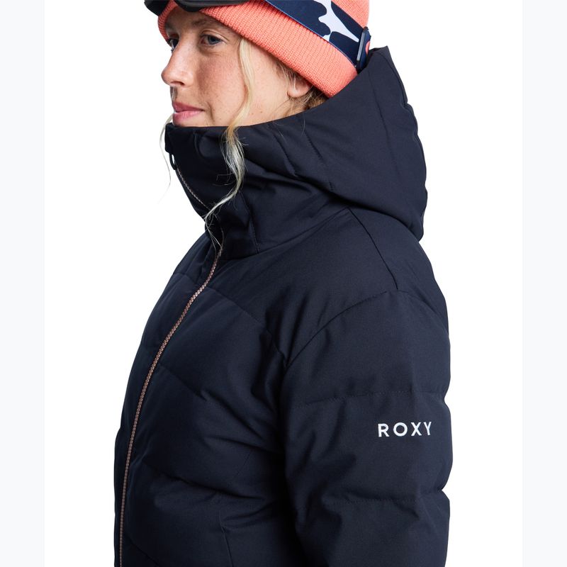 Kurtka snowboardowa damska ROXY Snowyhill Puffy true black 8