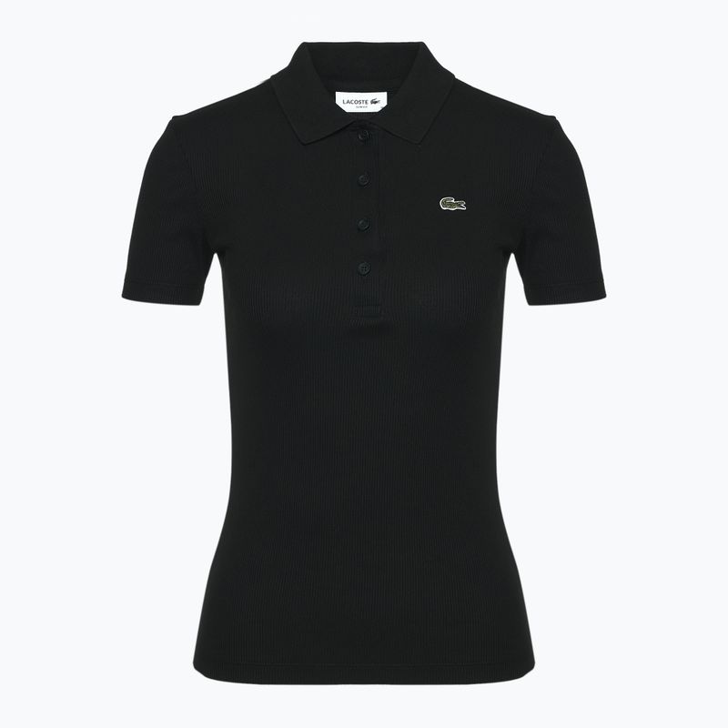 Koszulka polo damska Lacoste DF5377 black