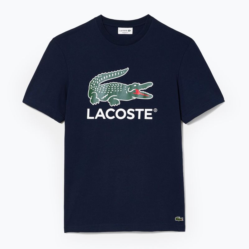 Koszulka męska Lacoste TH1285 navy blue 5