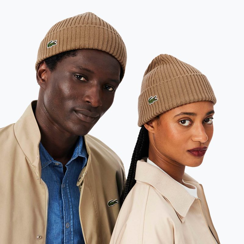 Czapka zimowa męska Lacoste RB0001 cookie 3