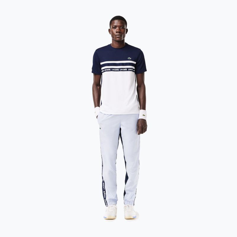 Koszulka męska Lacoste TH7515 white/navy blue 2