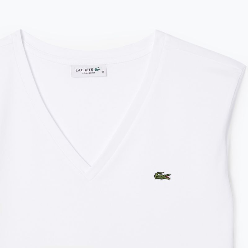 Koszulka damska Lacoste TF7300 white 5