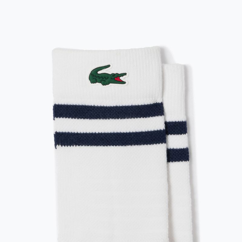 Skarpety męskie Lacoste RA1095 white/navy blue 2